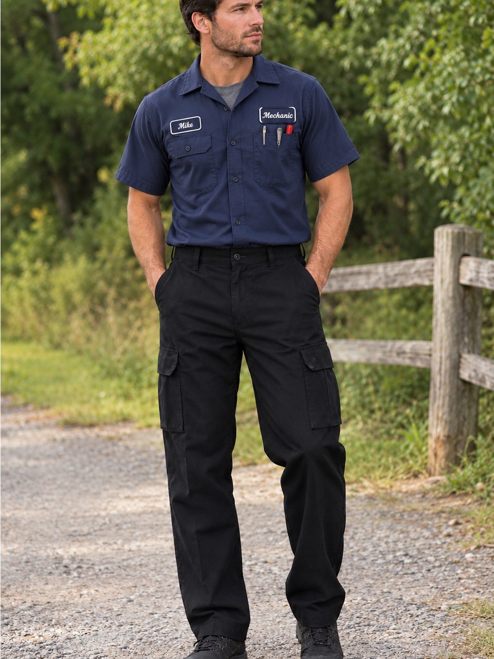 Lot of 2 Black Cintas Cargo Uniform Pants Men’s 36X30 NWOT